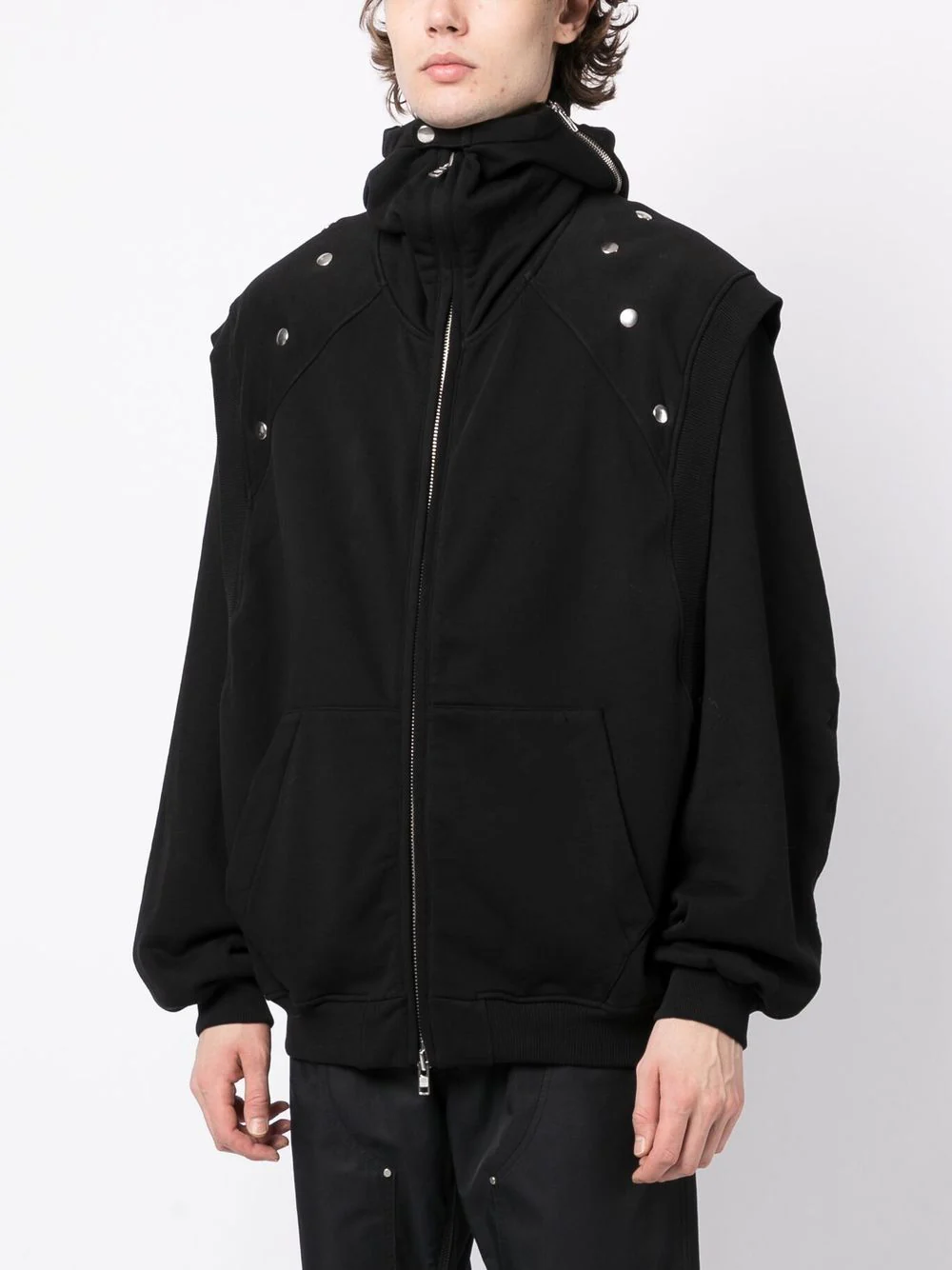 Hooded Zipped-Up Jacket - Image 5