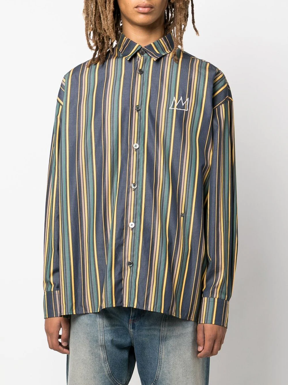 Illustion Nows The Time Striped Shirt - Image 2