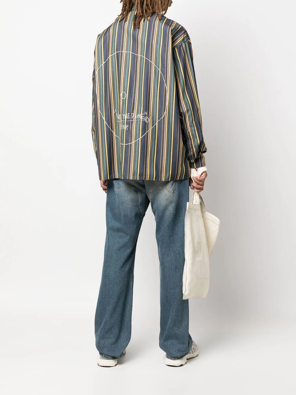 Illustion Nows The Time Striped Shirt - Image 3