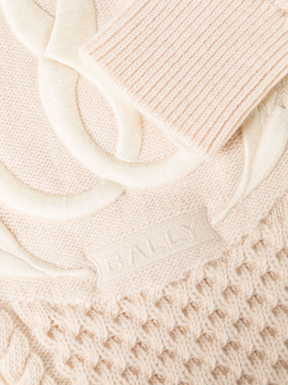 Intarsia-Knit Logo Wool Jumper - Image 3