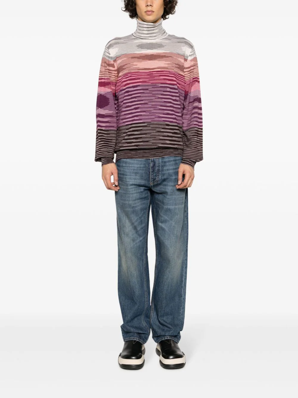Intarsia-Knit Wool Jumper - Image 2