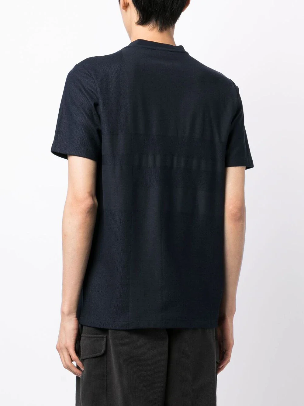 Jacquard Crew-Neck T-Shirt - Image 4
