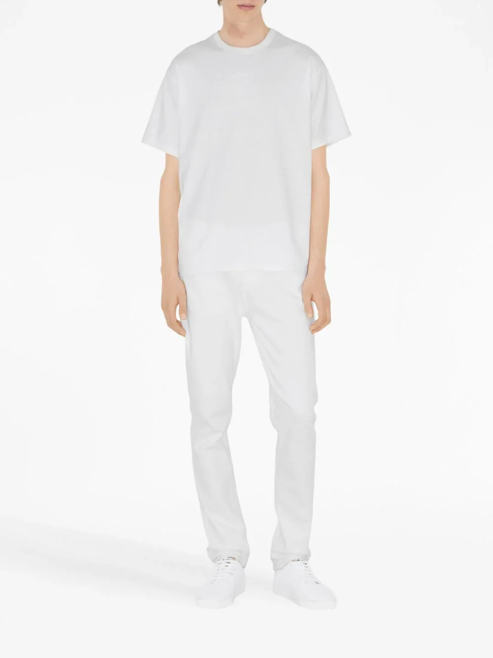 Jacquard Logo-Embossed Cotton T-Shirt - Image 2