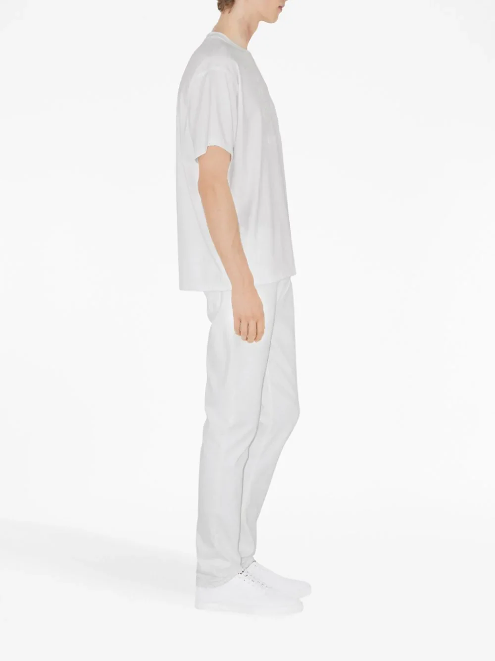 Jacquard Logo-Embossed Cotton T-Shirt - Image 3