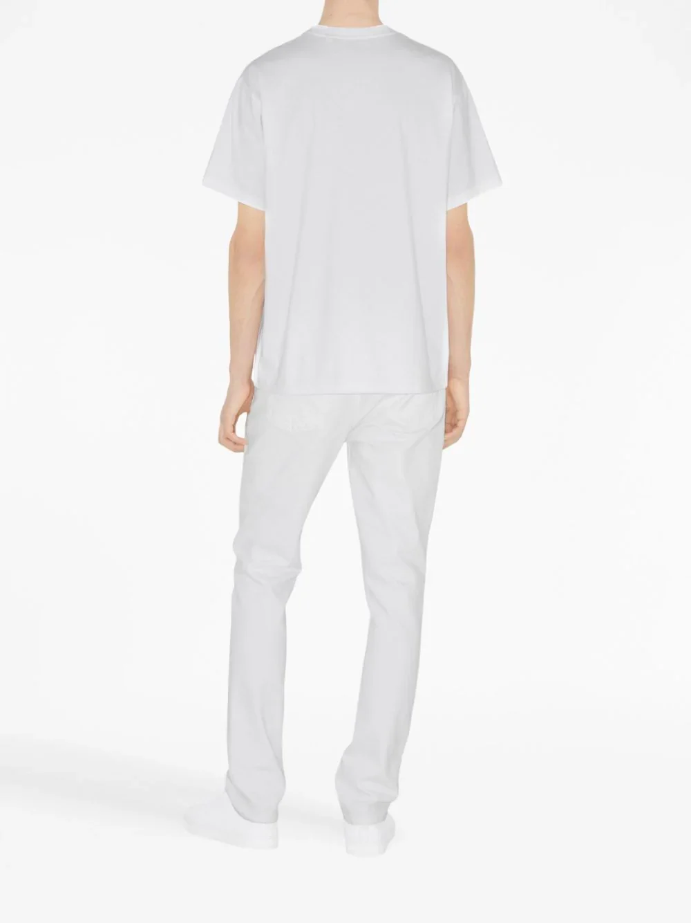 Jacquard Logo-Embossed Cotton T-Shirt - Image 4