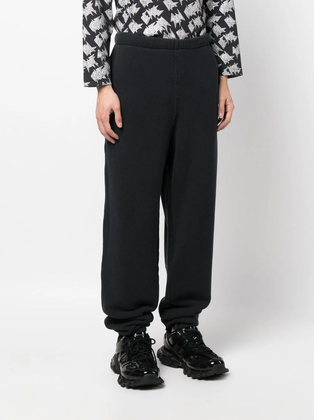 Jersey-Fleece Cotton Track Pants - Image 3