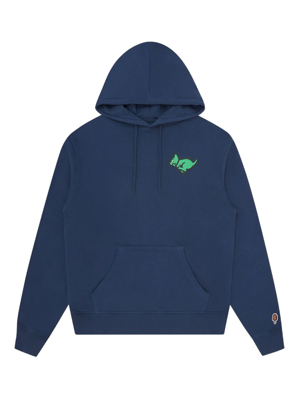 Kangaroo-Embroidered Hoodie