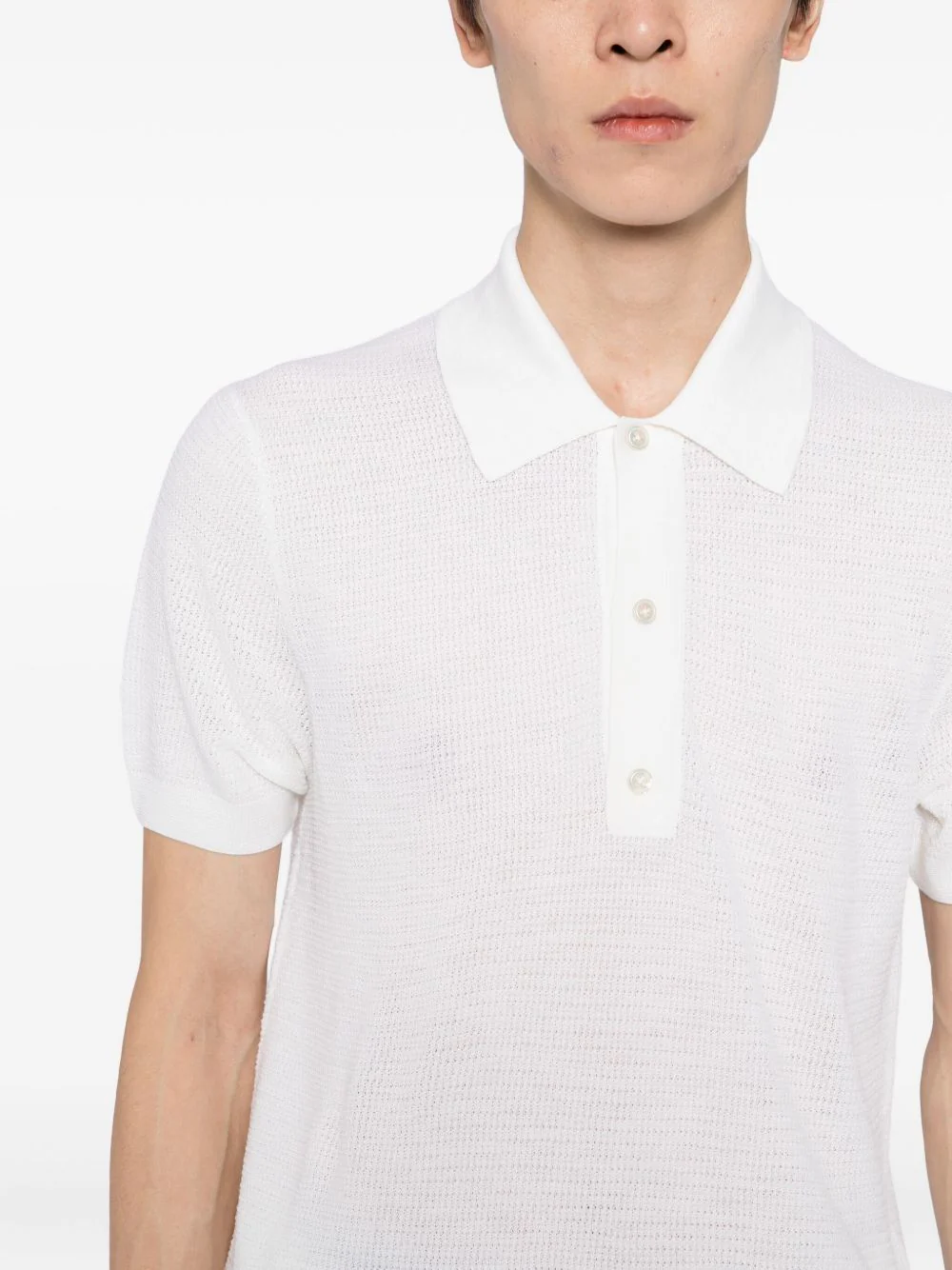 Knit Polo Shirt - Image 3