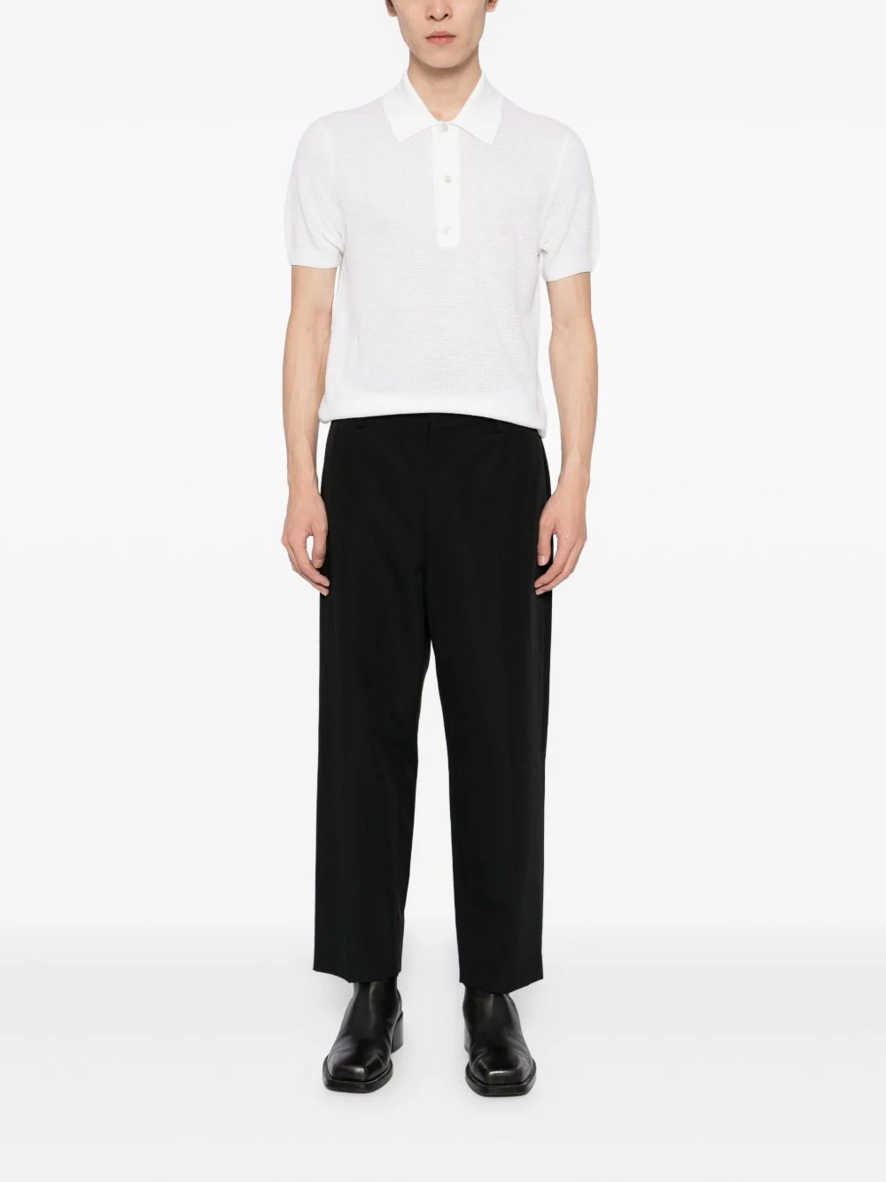 Knit Polo Shirt - Image 4