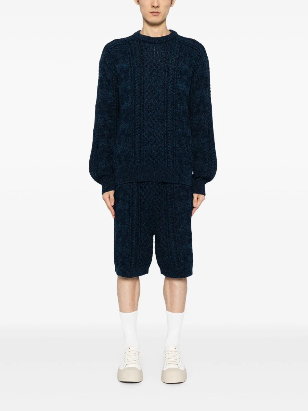 Knitted Knee-Length Shorts - Image 2