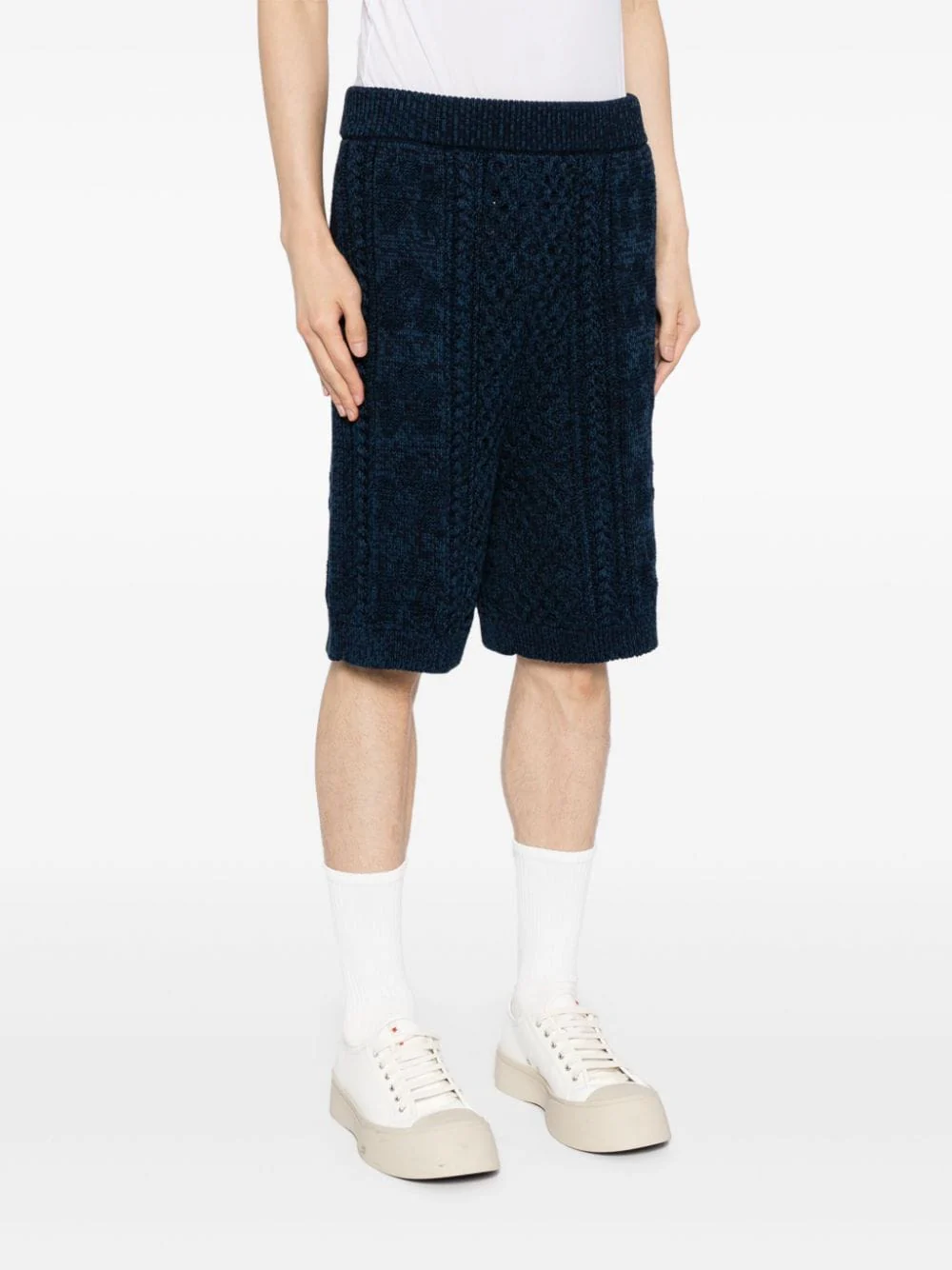 Knitted Knee-Length Shorts - Image 3