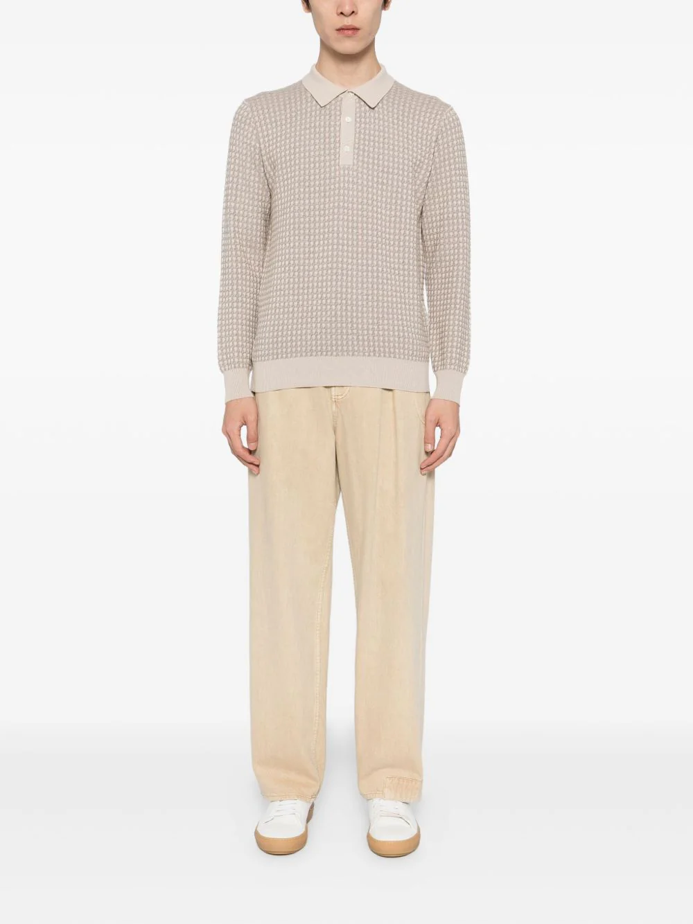 Knitted Polo Shirt - Image 3