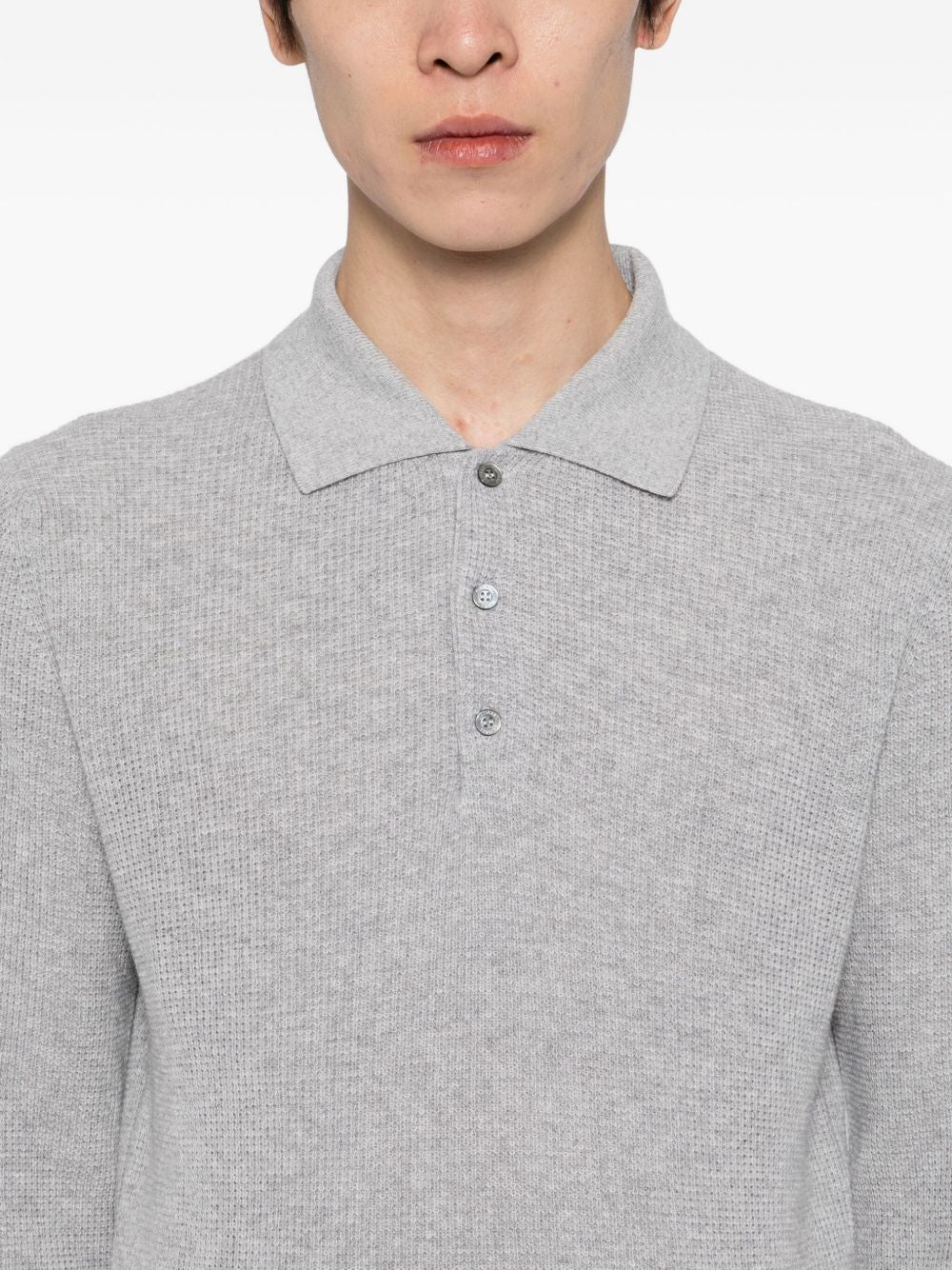 Knitted Polo Shirt - Image 3
