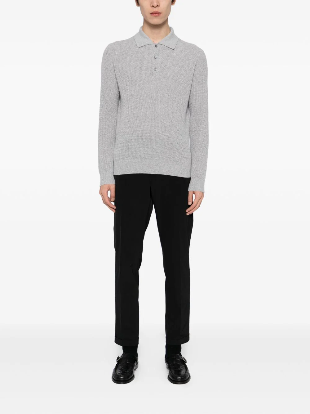 Knitted Polo Shirt - Image 4