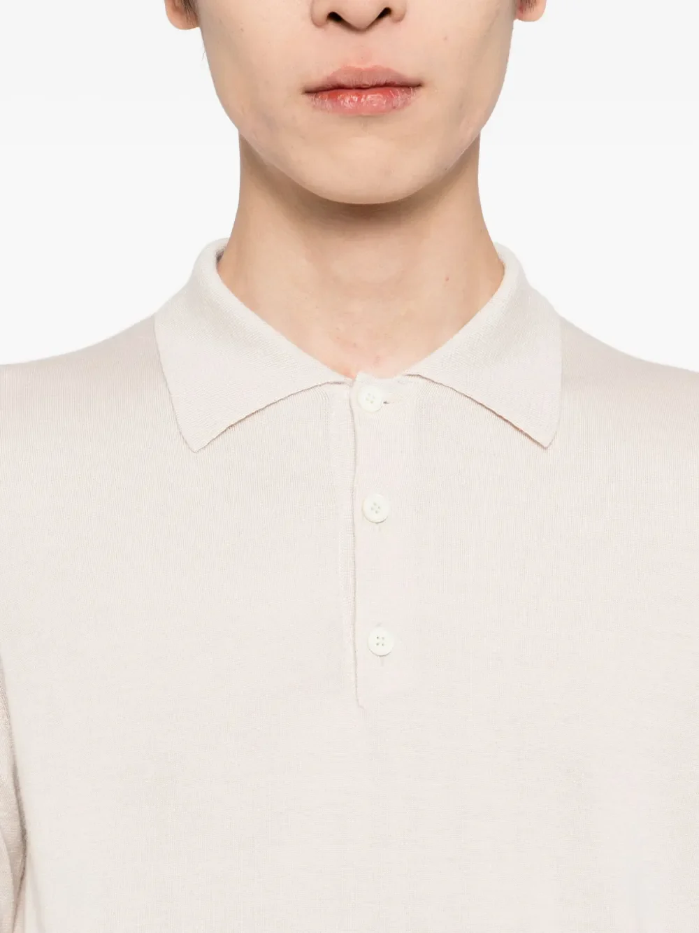 Knitted Polo Shirt - Image 4