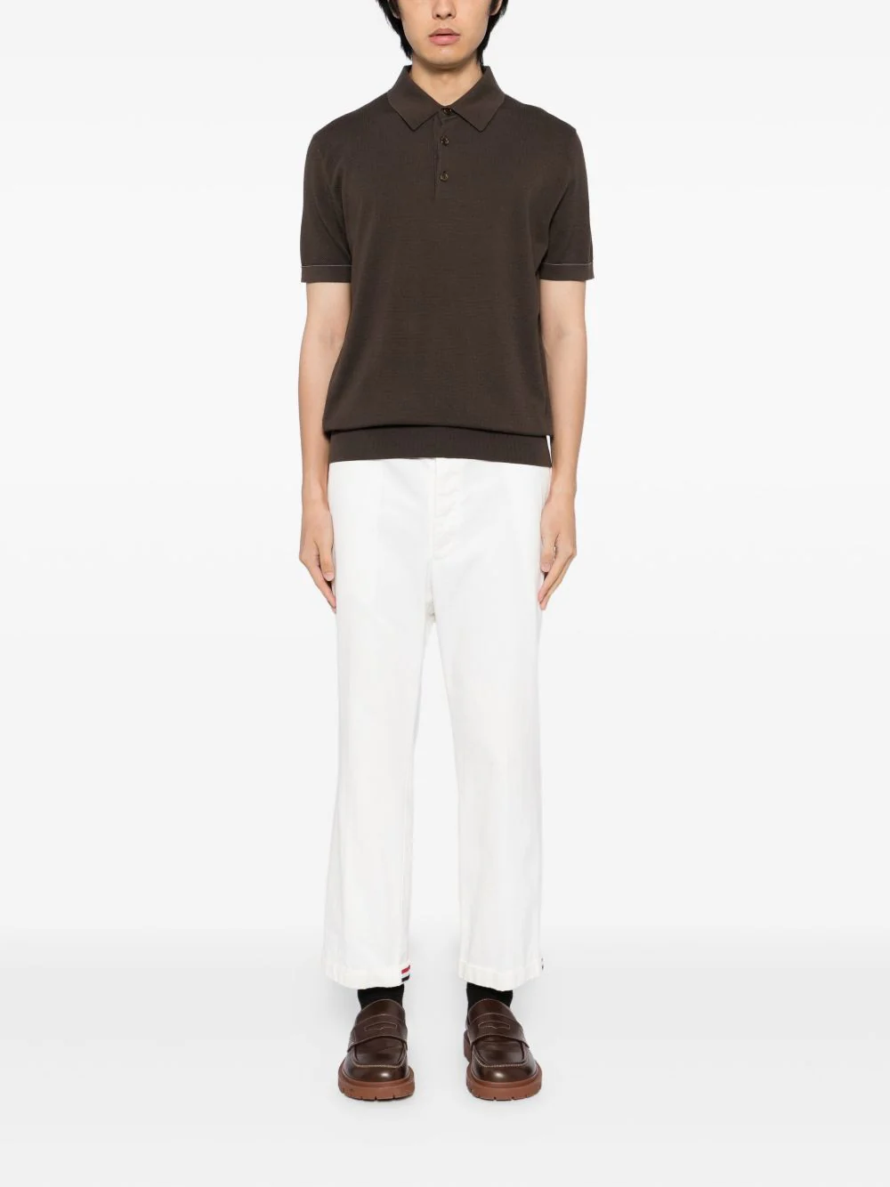 Knitted Polo Shirt - Image 3