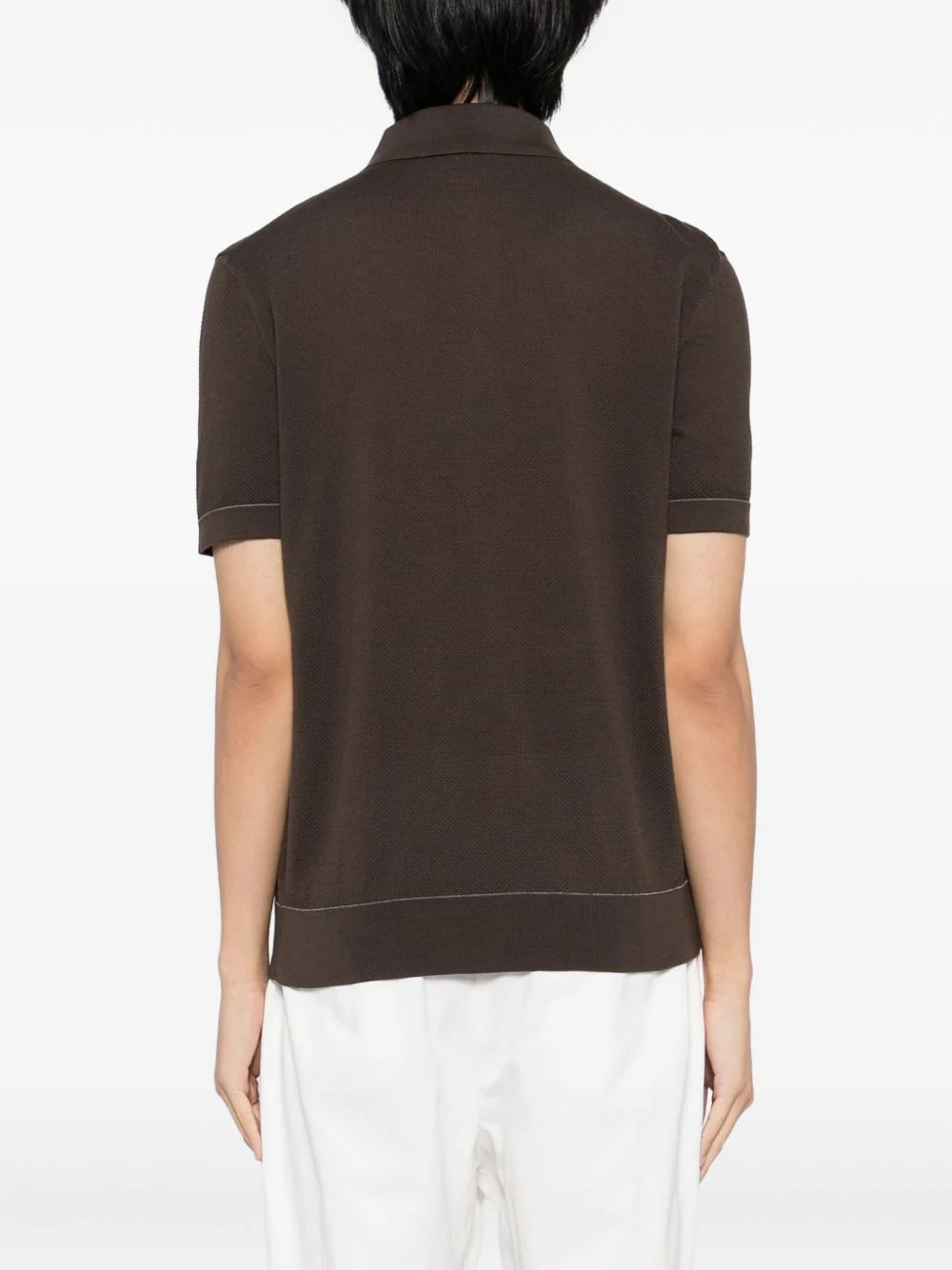 Knitted Polo Shirt - Image 4
