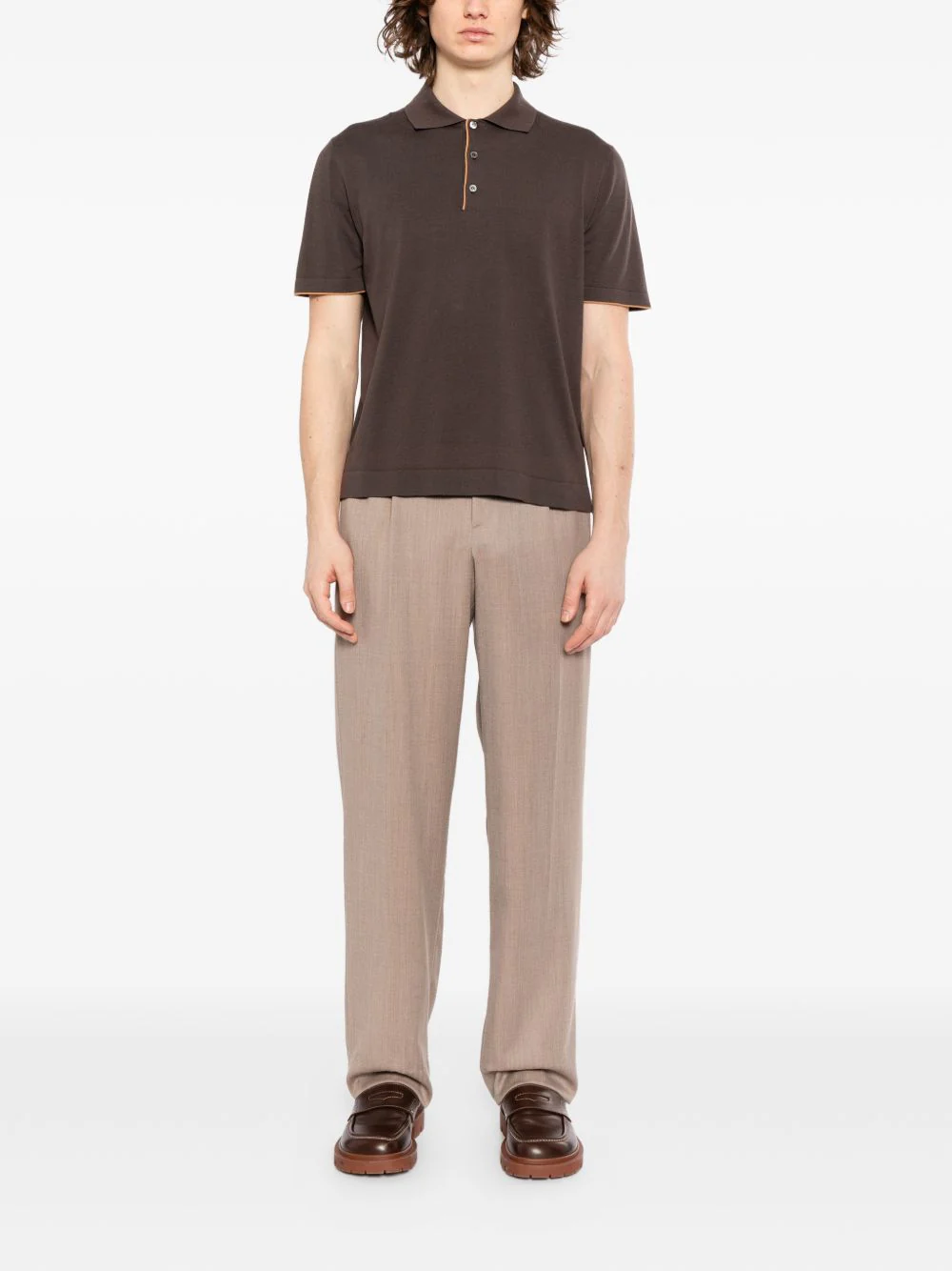 Knitted Polo Shirt - Image 3
