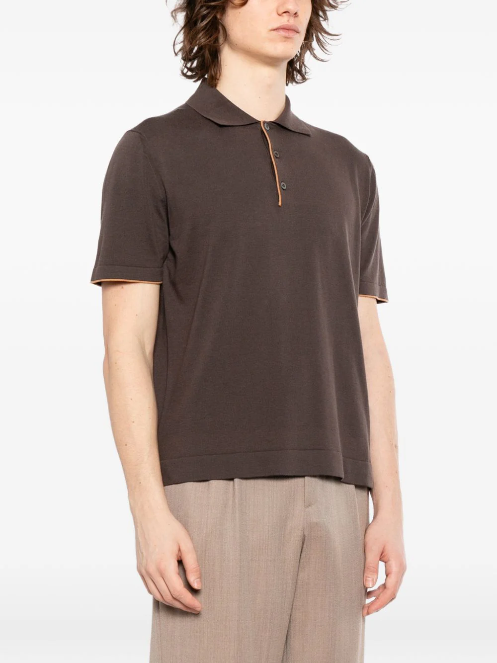 Knitted Polo Shirt - Image 4