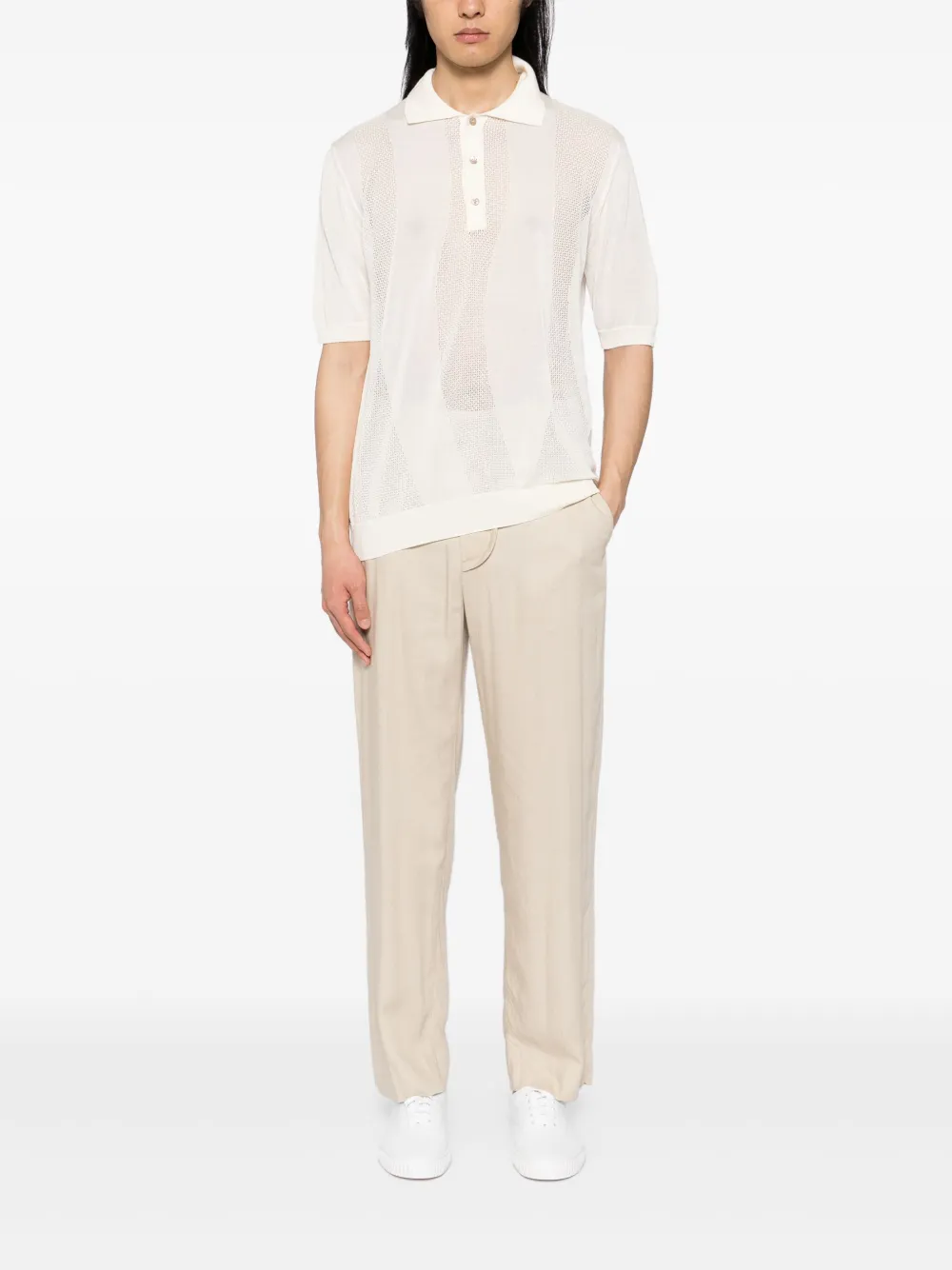 Knitted Polo Shirt - Image 2