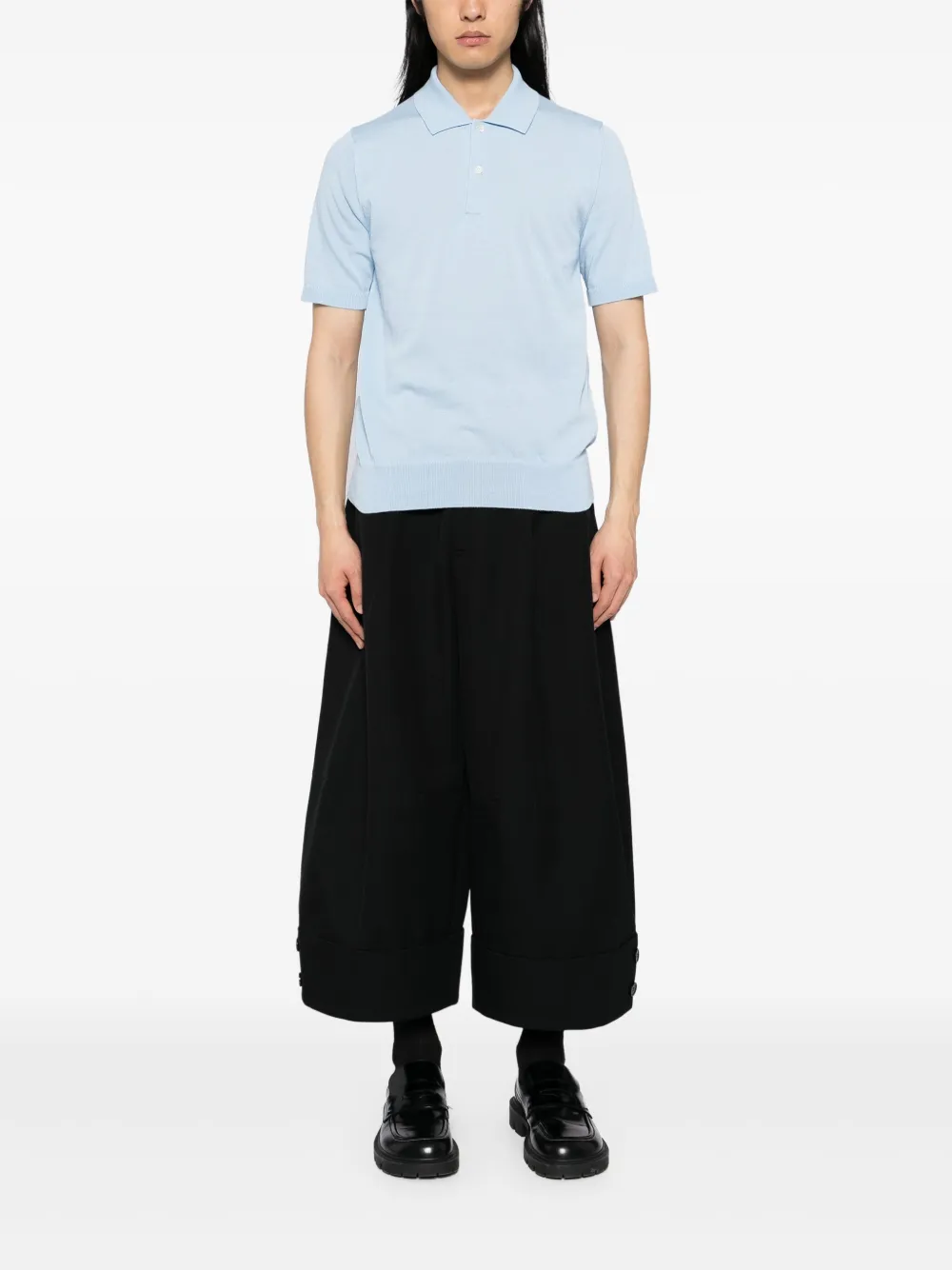Knitted Polo Shirt - Image 3