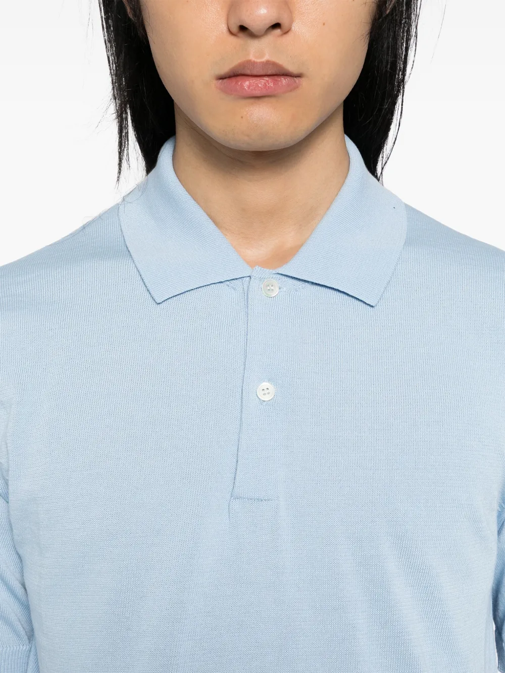 Knitted Polo Shirt - Image 4