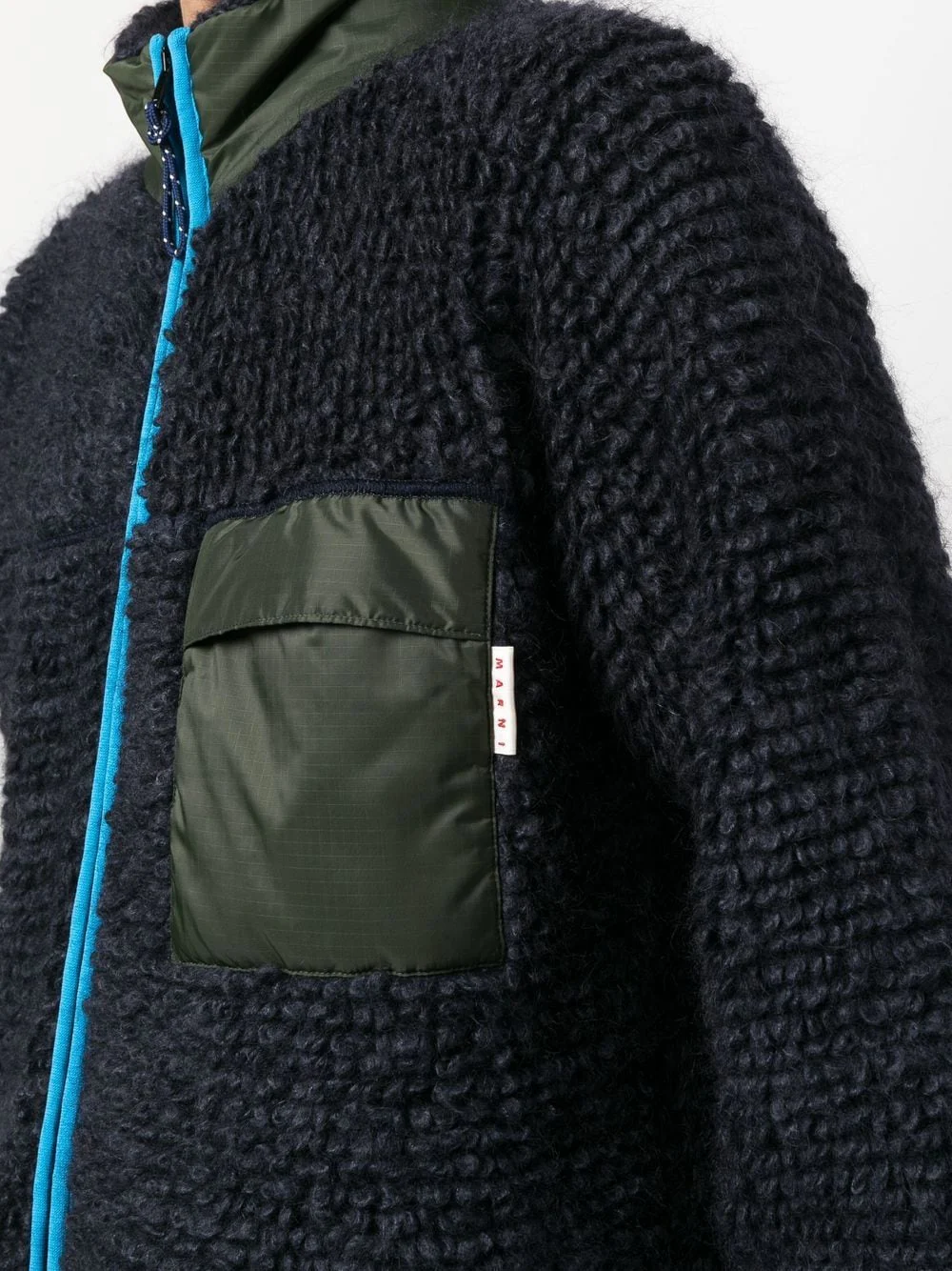 Knitted Zip-Up Cardigan - Image 4