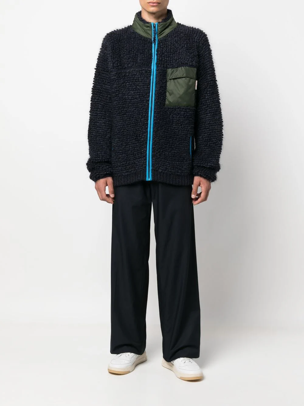 Knitted Zip-Up Cardigan - Image 5