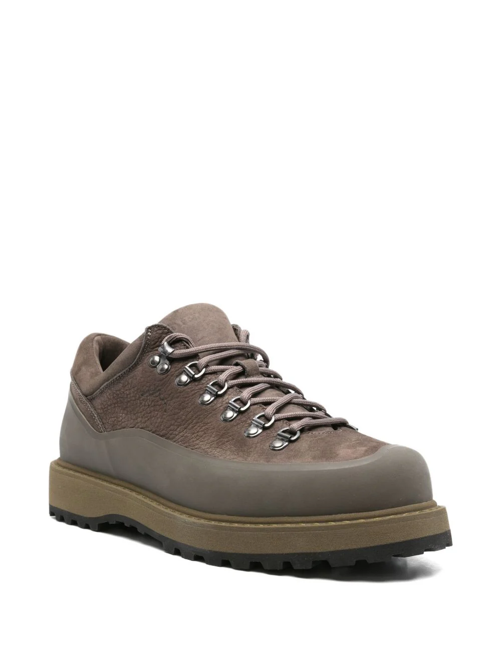 Lace-Up Calf Leather Hiking Boots - Image 2