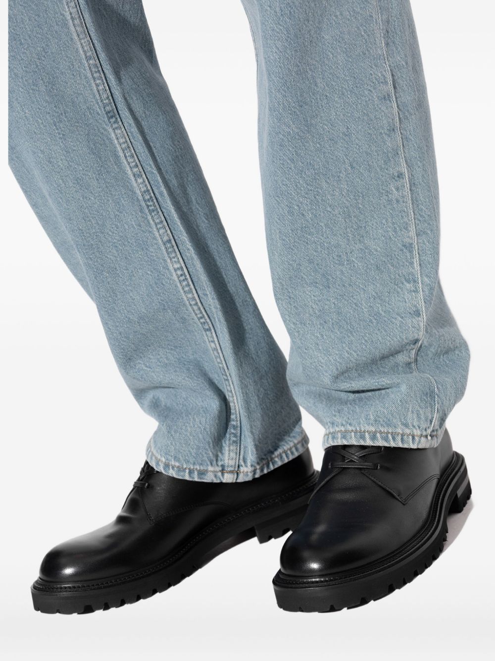 Lace-Up Chunky Derby Shoes - Image 5