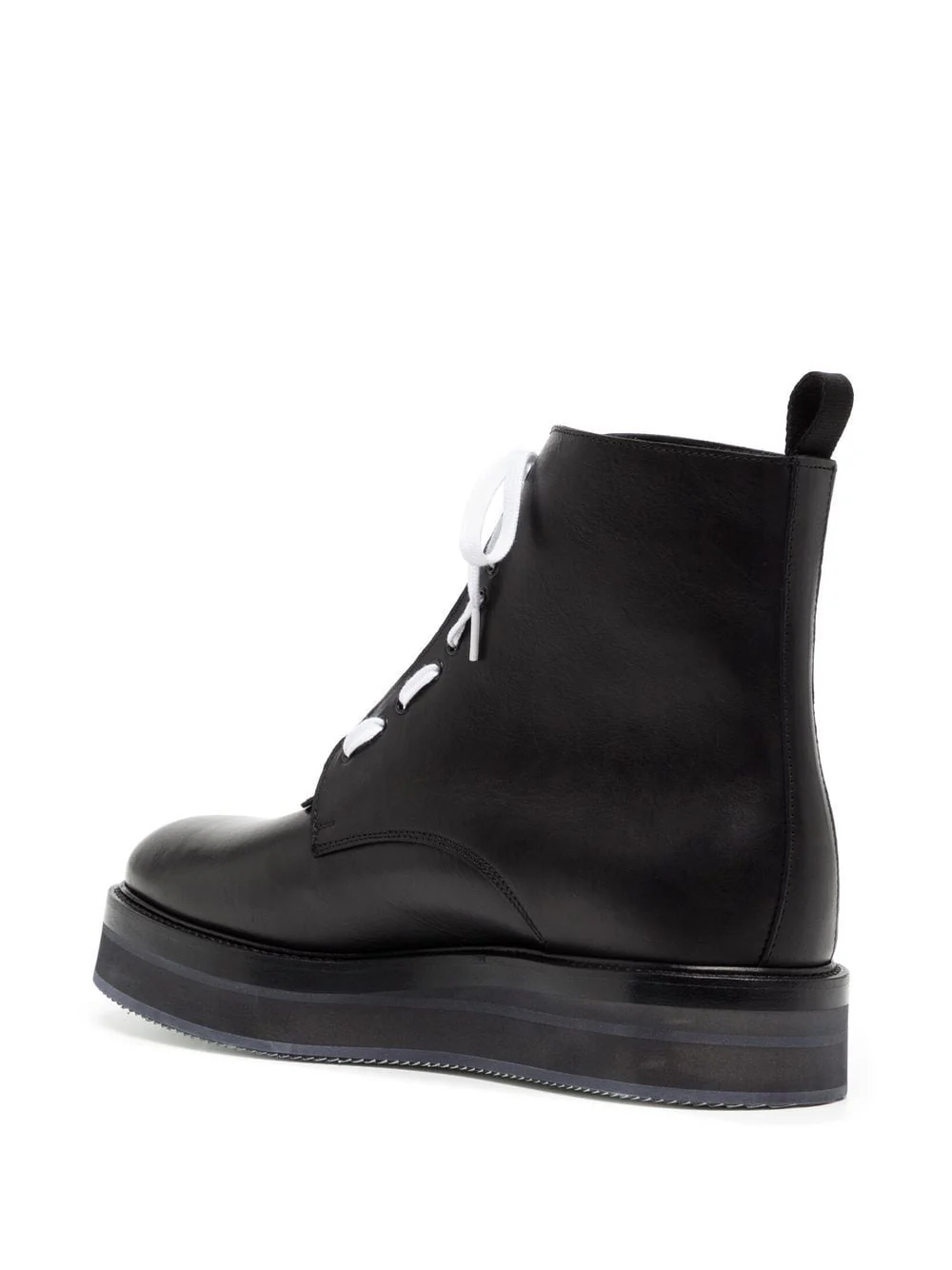 Lace-Up Leather Ankle Boots - Image 3