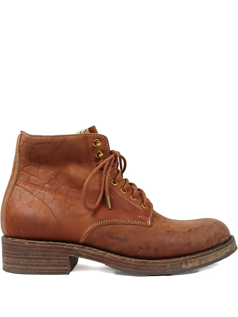 Lace-Up Leather Boots