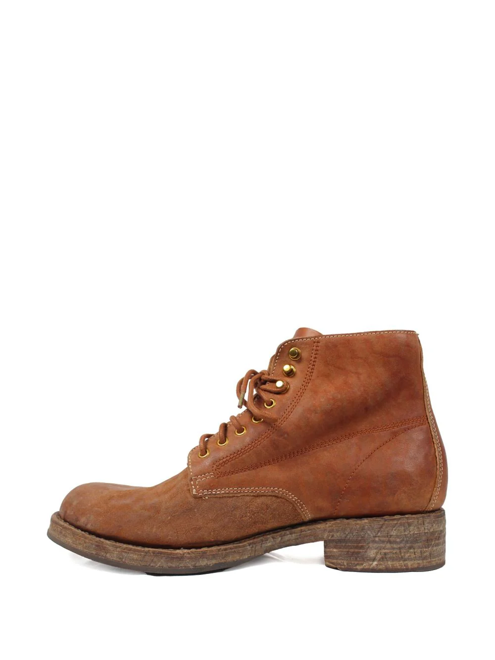Lace-Up Leather Boots - Image 2