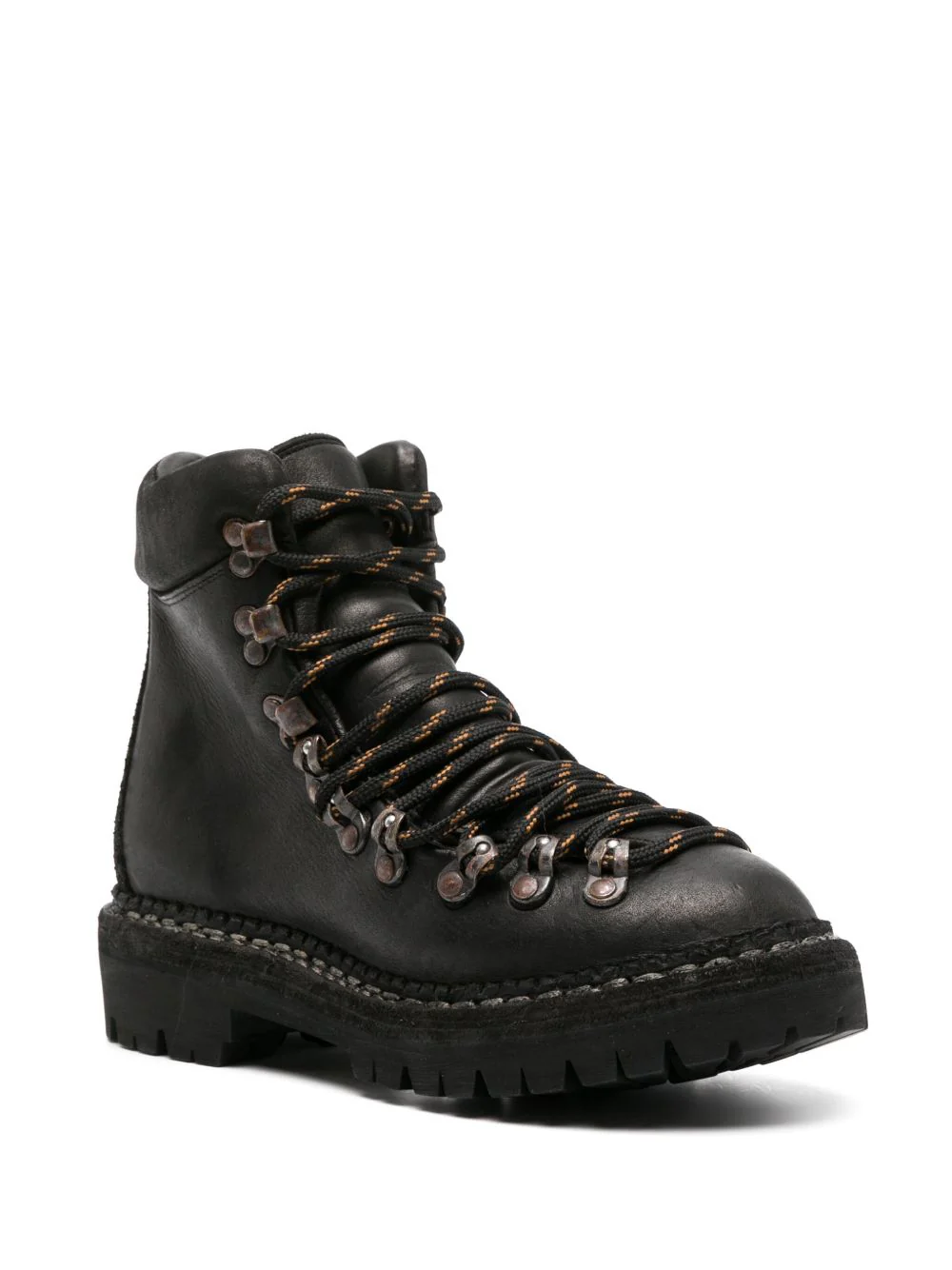 Lace-Up Leather Boots - Image 4