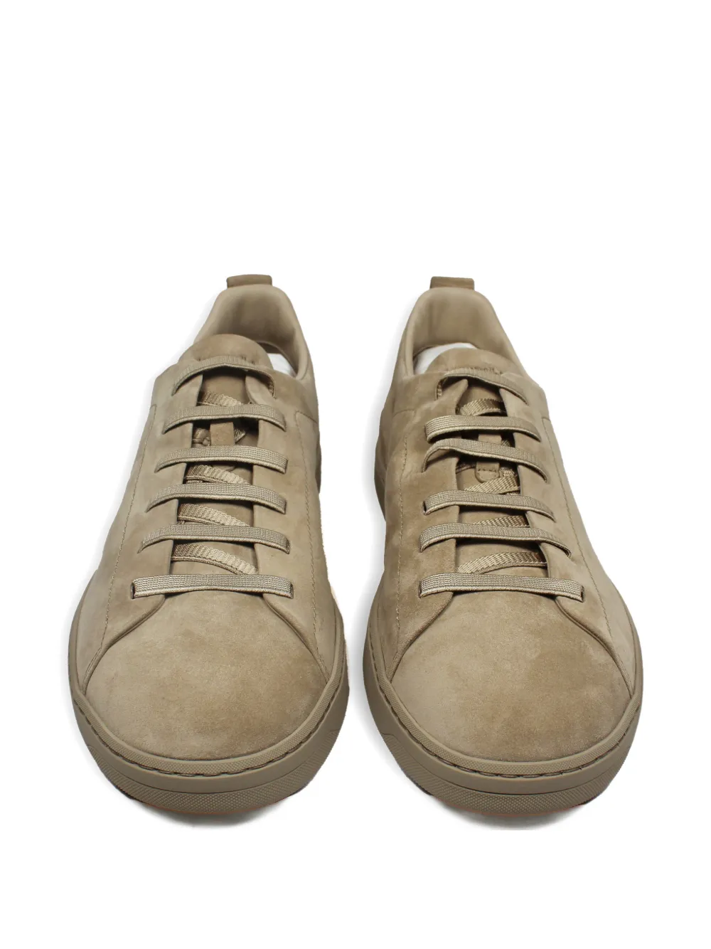 Lace-Up Suede Sneakers - Image 3