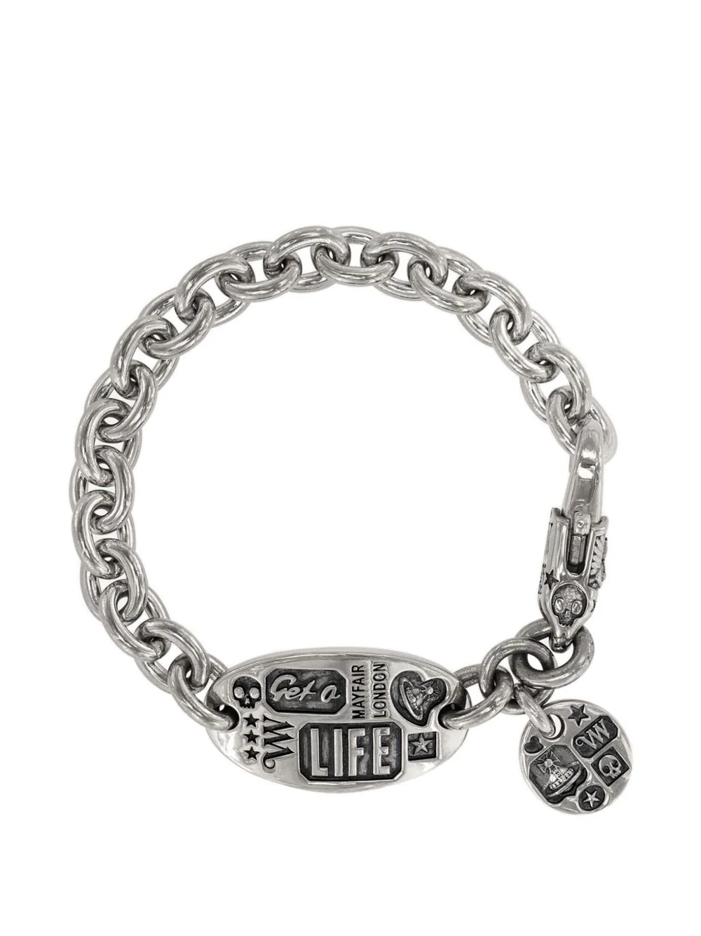 Lancelot Engraved-Charm Bracelet