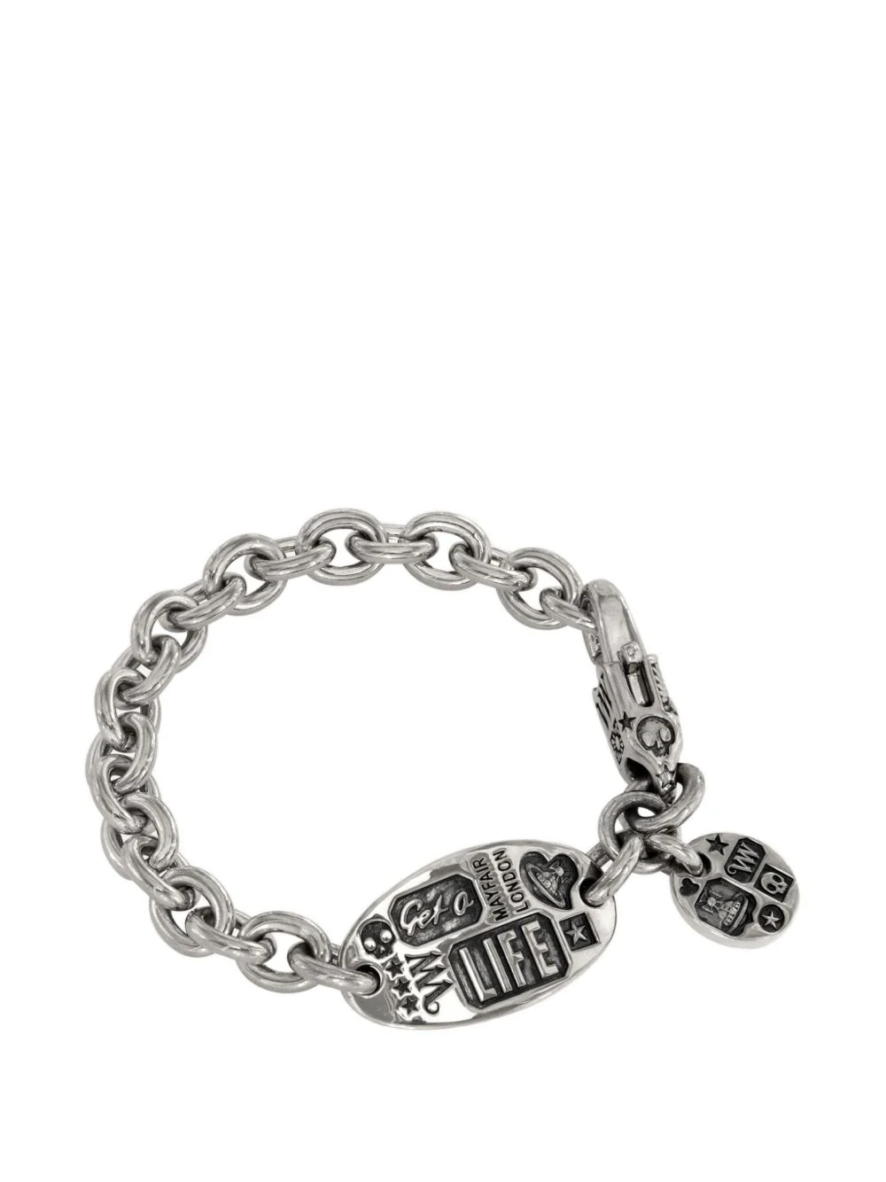 Lancelot Engraved-Charm Bracelet - Image 2
