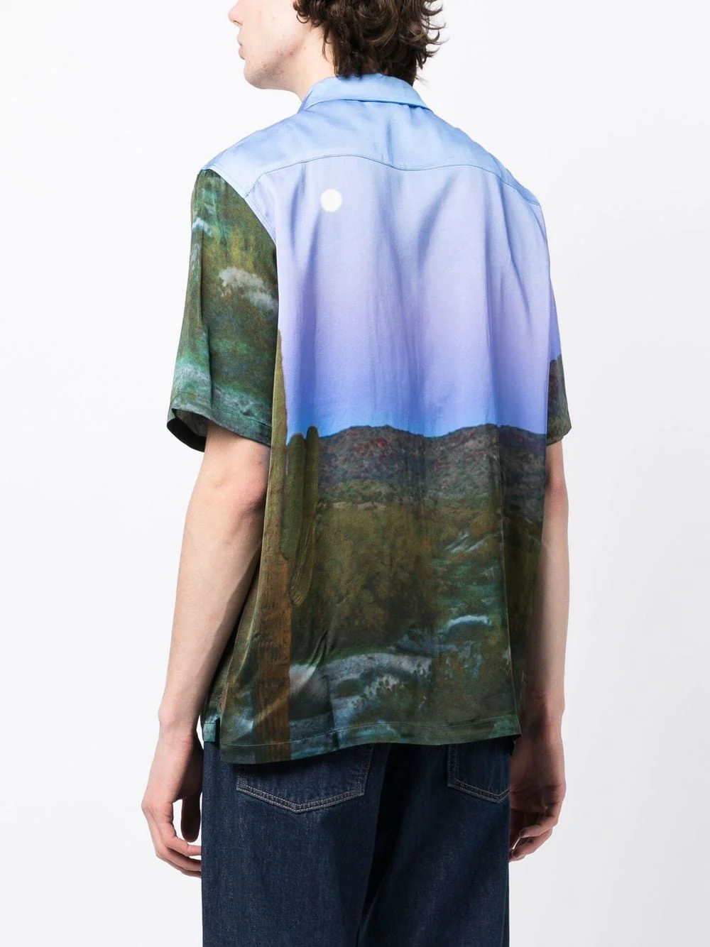 Landscape Print Short-Sleeve Shirt - Image 3