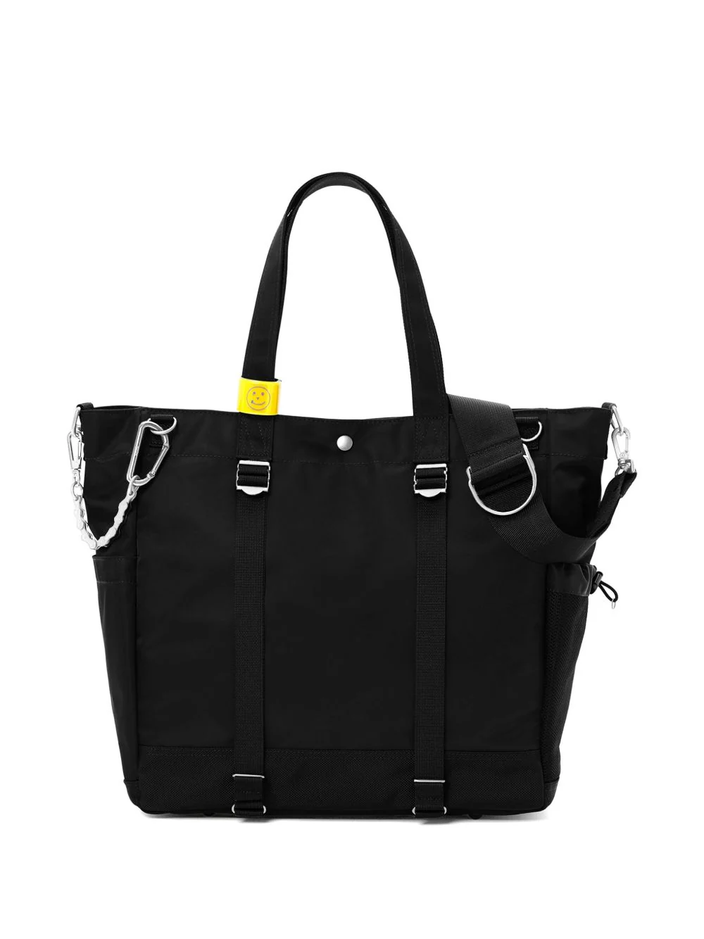 Large Chain-Detail Tote Bag