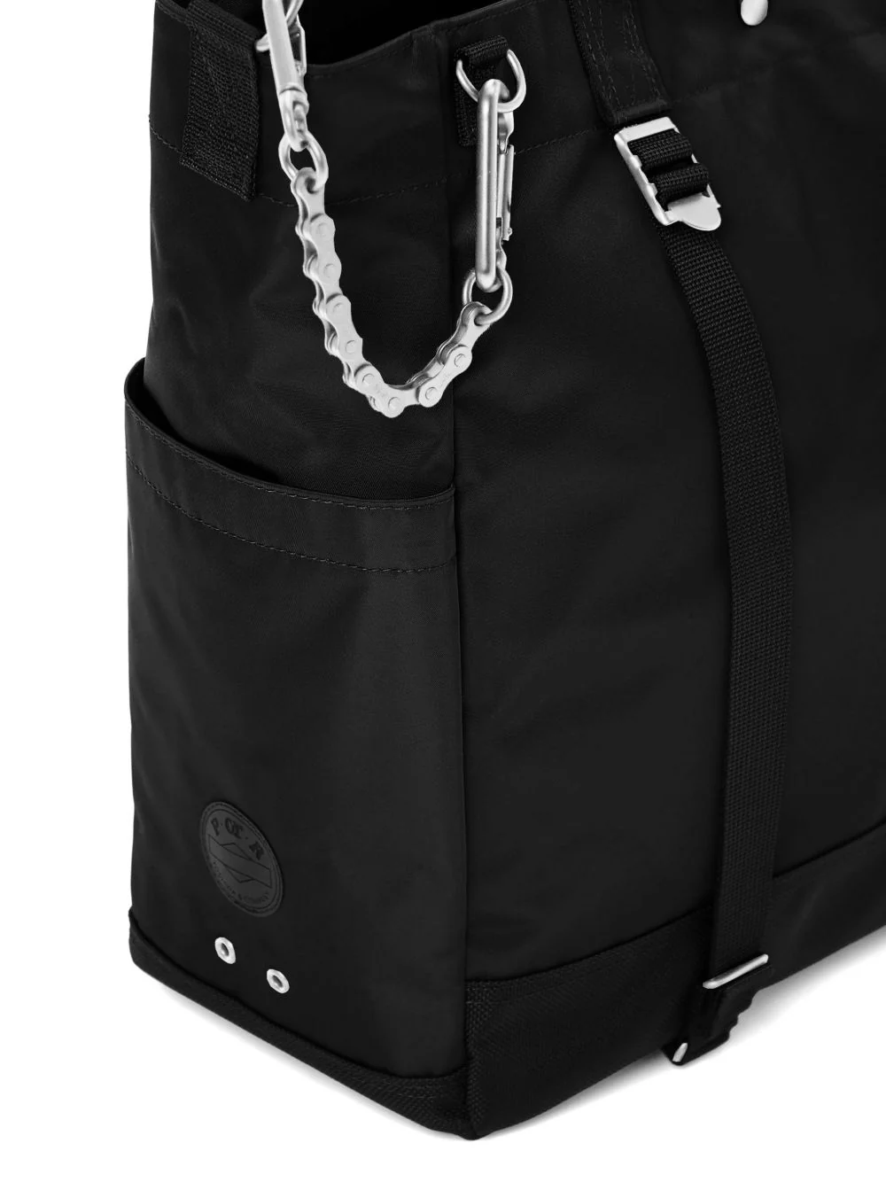 Large Chain-Detail Tote Bag - Image 3
