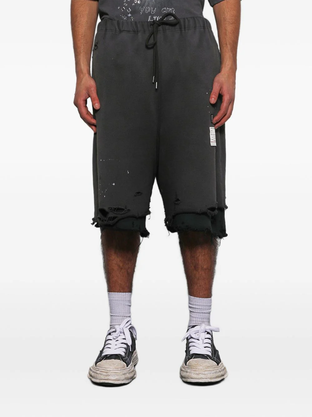 Layered Distressed Shorts - Image 3