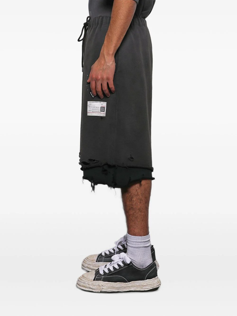 Layered Distressed Shorts - Image 4