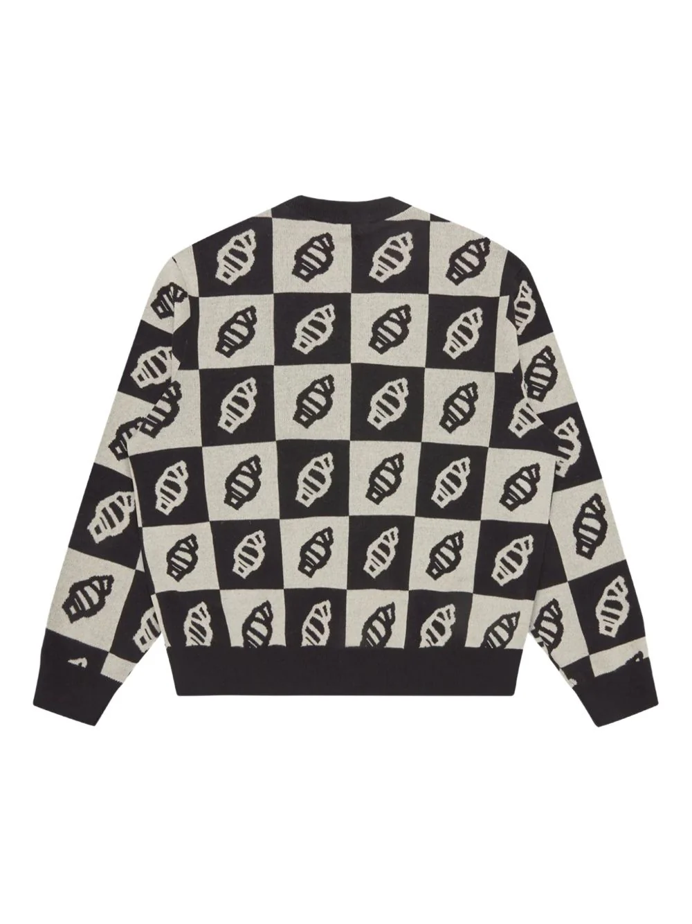 Leaf-Motif Knitted Cardigan - Image 2