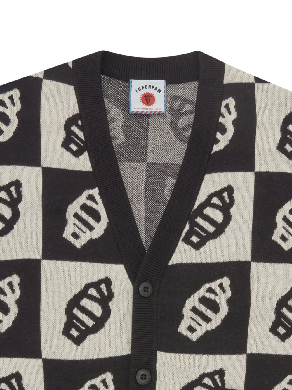 Leaf-Motif Knitted Cardigan - Image 4