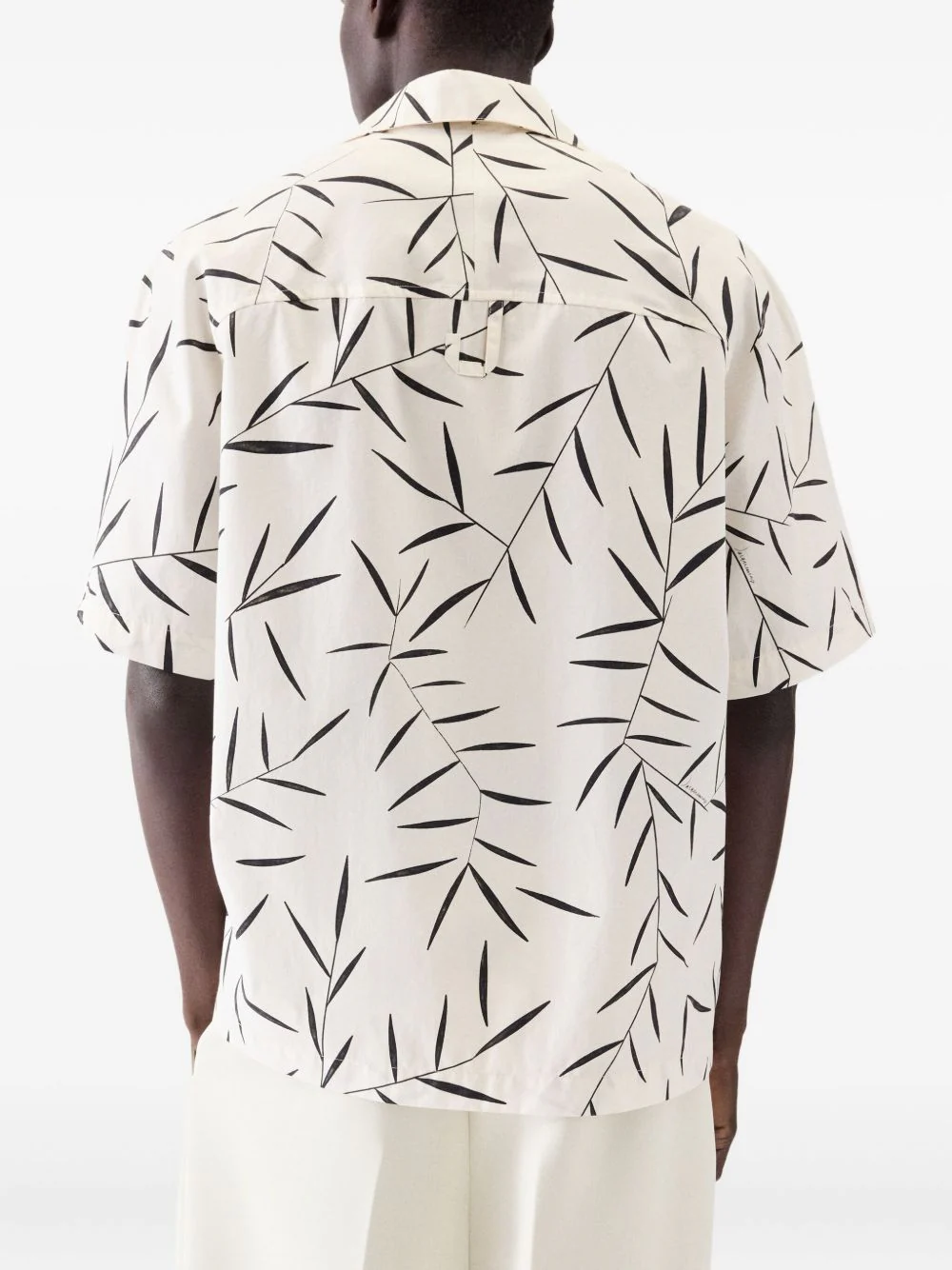 Leaf-Print Short-Sleeve Shirt - Image 3