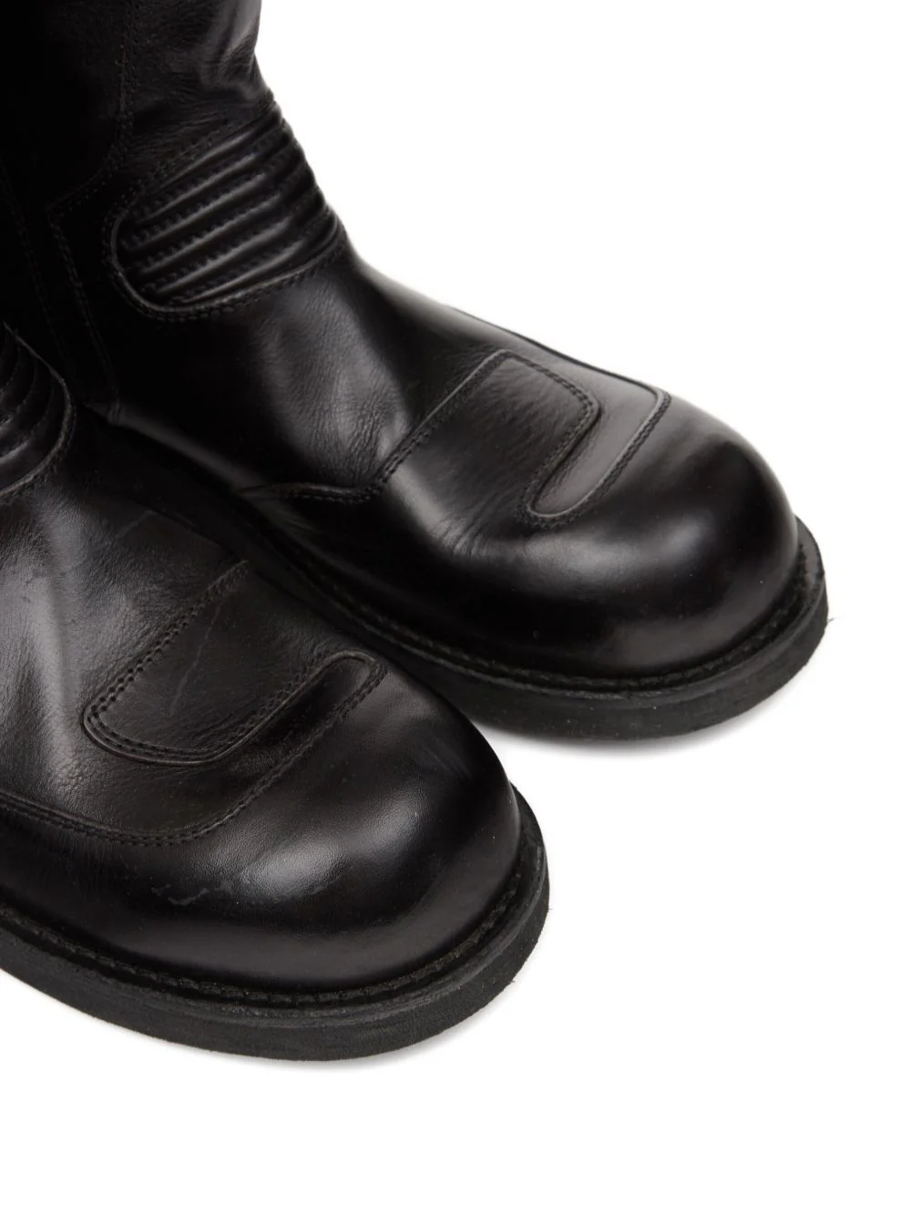 Leather Biker Boots - Image 3