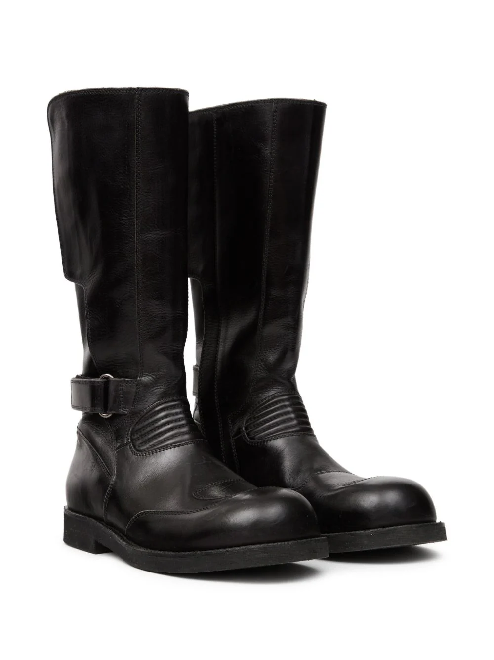 Leather Biker Boots - Image 4