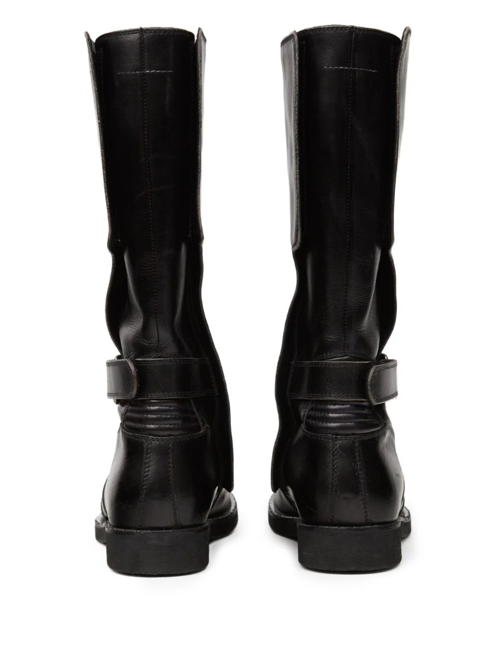 Leather Biker Boots - Image 5