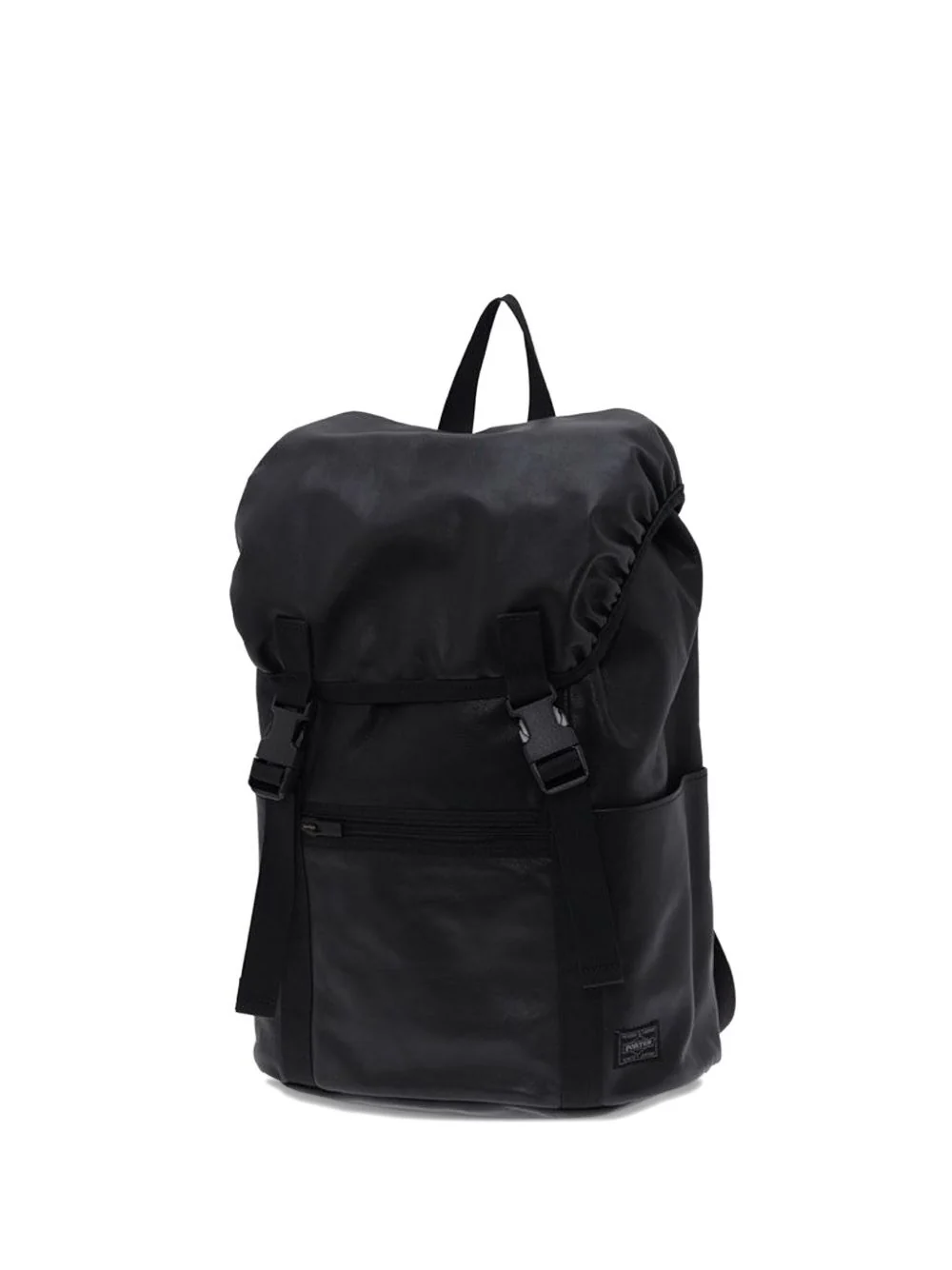 Leather Drawstring Backpack