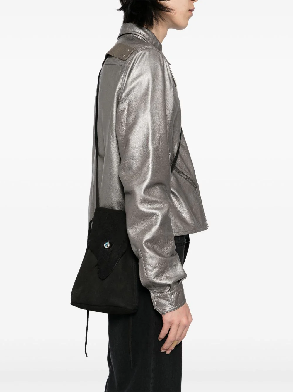 Leather Messenger Bag - Image 3